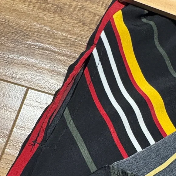 Streetwear Society Multicolor Striped Wrap Blouse - Picture 9 of 12